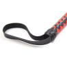 Kiotos Long fouet Whip Duo 190cm Noir et Rouge
